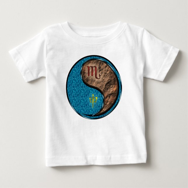 Skorpion & Erdaffe Baby T-shirt (Vorderseite)