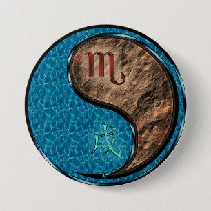 Skorpion & Erdhund Button
