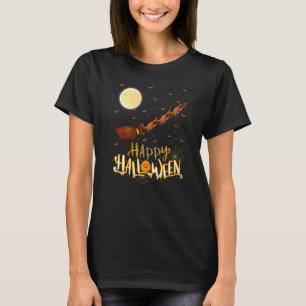 Skorpion Fahrt Hexe Schrotflinte Skorpion Hallowee T-Shirt