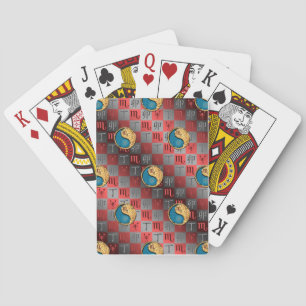 Skorpion & Feuer Kaninchen Spielkarten