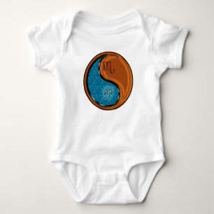 Skorpion & Holz Kaninchen Baby Strampler