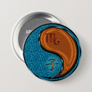 Skorpion & Holzratte Button