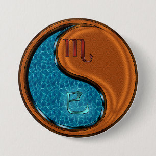 Skorpion & Holzschlange Button