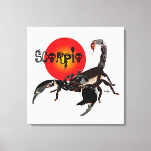 Skorpion Leinwand