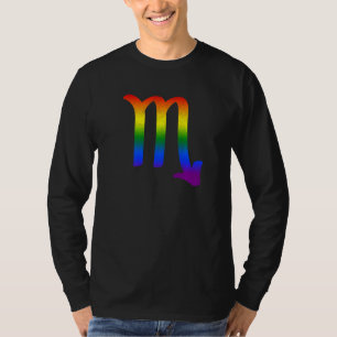 Skorpion Lgbt Sternzeichen Lgbt Regenbogen Stolz S T-Shirt