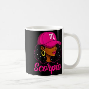 Skorpion Mädchen Rosa Mütze Sternzeichen Geburtsta Kaffeetasse