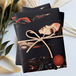 Skorpion Mädchen zodiac Geburtstag Geschenkpapier Set
