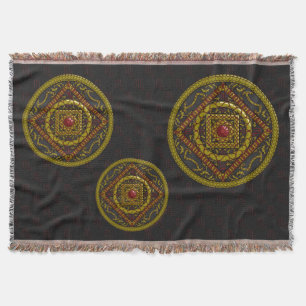 Skorpion-Mandala-Wurfdecke Decke
