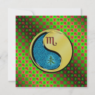 Skorpion & Metall Ziege Karte