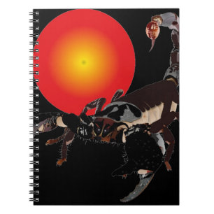 Skorpion Notizheft Notizblock