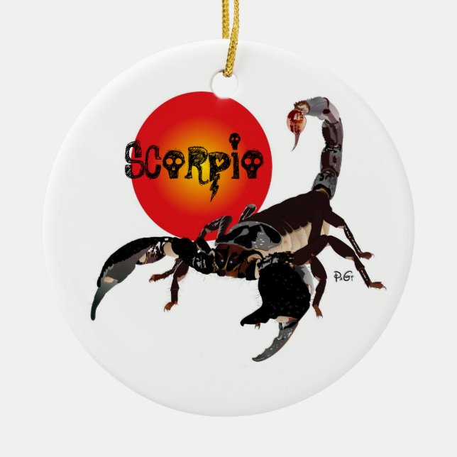 Skorpion Ornament (Vorne)
