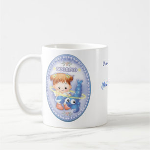Skorpion - personalisierte Tierkreis-Tasse Tasse