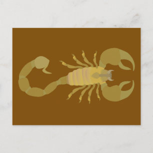 Skorpion Postkarte