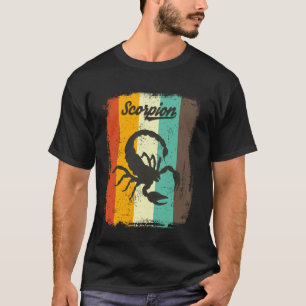 Skorpion Retro 70er Jahre Vintage Insektenliebhabe T-Shirt
