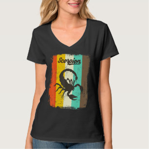 Skorpion-Shirt Retro 70er Jahre Vintage Insektenli T-Shirt