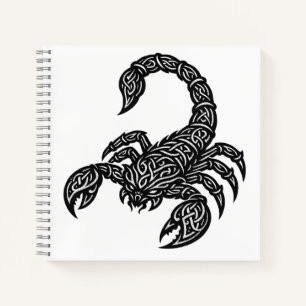 Skorpion Skorpion-Siegel — Mythische Zodiac-Tinte Notizbuch