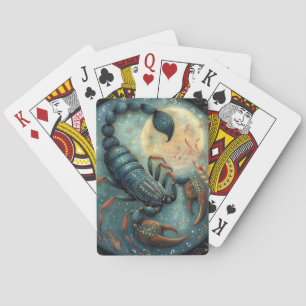 Skorpion Sternzeichen Astrologie Zeichen Mystische Spielkarten