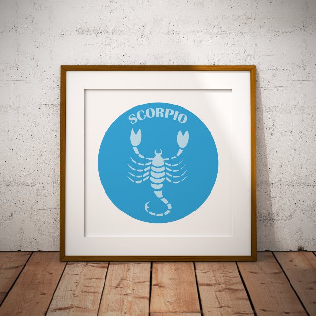 Skorpion, Sternzeichen, Horoskop, Astrologie Poster (Von Creator hochgeladen)