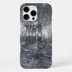 Skorpion-Sternzeichen im Grunge-Distressed-Stil iPhone 16 Pro Max Hülle