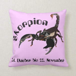 Skorpion - Sternzeichen Kissen