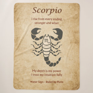 Skorpion-Sternzeichen mit Affirmationen  Sherpadecke