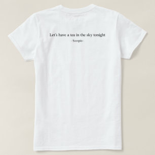 Skorpion Sternzeichen Shirt Astrologie Skorpion Ge