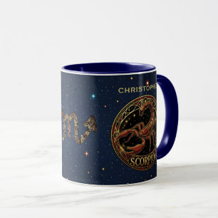 Skorpion Sternzeichen Symbol Tasse