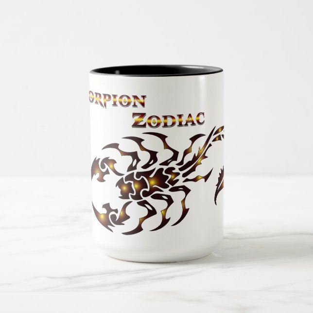 Skorpion Sternzeichen Tasse (Zentrum)