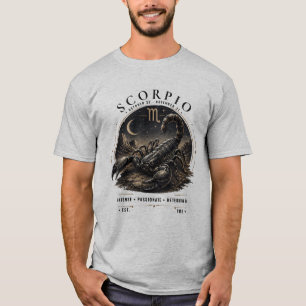 Skorpion-Sternzeichen-Tier Herren T-Shirt