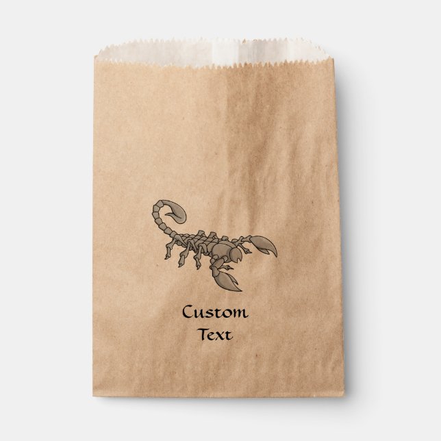Skorpion-Symbol Geschenktütchen (Vorderseite)