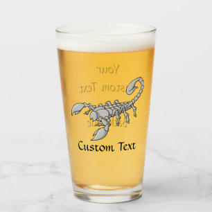 Skorpion-Symbol Glas