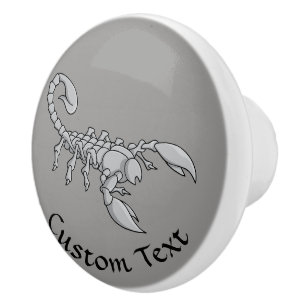 Skorpion-Symbol Keramikknauf