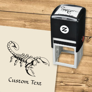 Skorpion-Symbol Permastempel