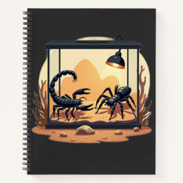 Skorpion Terrarium Lebensraum Notizbuch