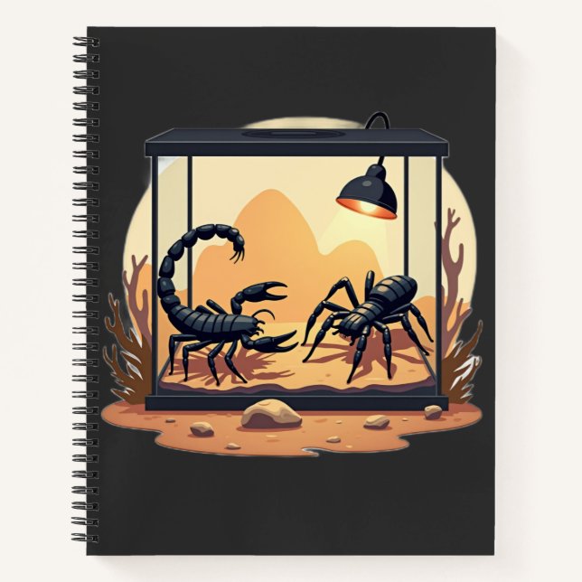 Skorpion Terrarium Lebensraum Notizbuch (Vorderseite)