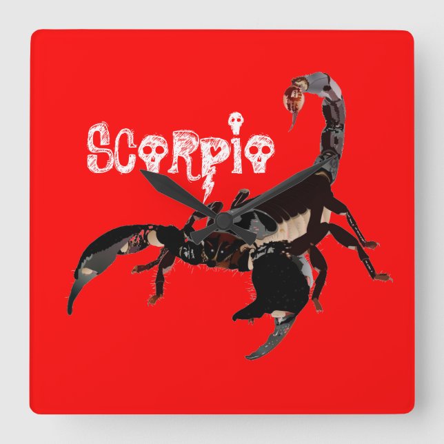 Skorpion Uhr (Vorderseite)