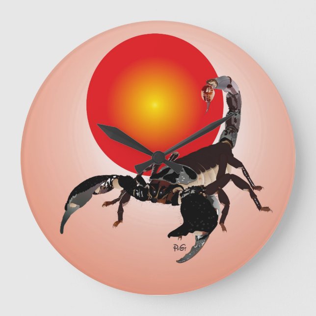 Skorpion Uhr (Vorderseite)