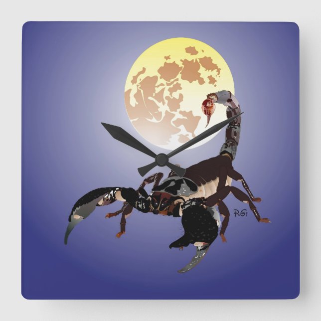 Skorpion Uhr (Vorderseite)