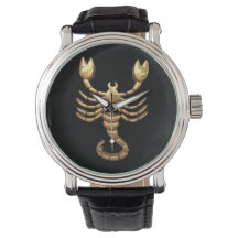 Skorpion-Uhr – Minimalistisches Zodiak-Zeitstück