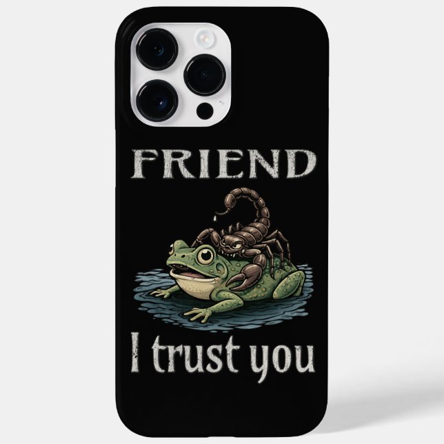Skorpion und Frosch - Freund, ich vertraue dir Case-Mate iPhone Hülle (Rückseite)