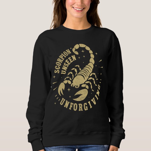 Skorpion Unsichtbares Unversöhnliches Skorpion Sweatshirt (Vorderseite)