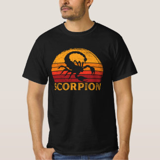 Skorpion Vintag Retro Sunset Silhouette T-Shirt