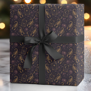 Skorpion Vintage-Tarot-Geschenkpapier Geschenkpapier