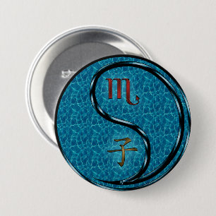 Skorpion & Wasser-Ratte Button