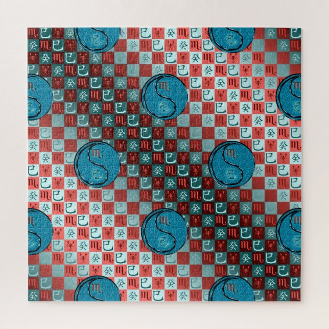 Skorpion & Wasser Schlange Puzzle (Vertikal)