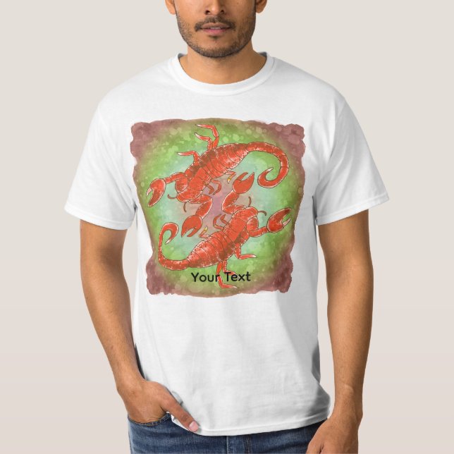 Skorpion Yin Yang  T-Shirt (Vorderseite)