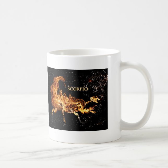 Skorpions-Becher-Tierkreis-Symbole Kaffeetasse (Rechts)