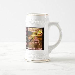 Skorpions-Schützespitze großer Stein Bierglas