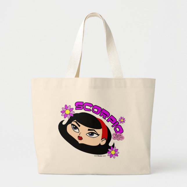 Skorpions-Taschen-Tasche Jumbo Stoffbeutel (Vorne)