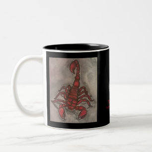 Skorpions-Tasse Zweifarbige Tasse